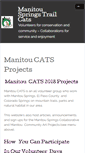 Mobile Screenshot of manitoucats.com