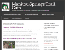 Tablet Screenshot of manitoucats.com